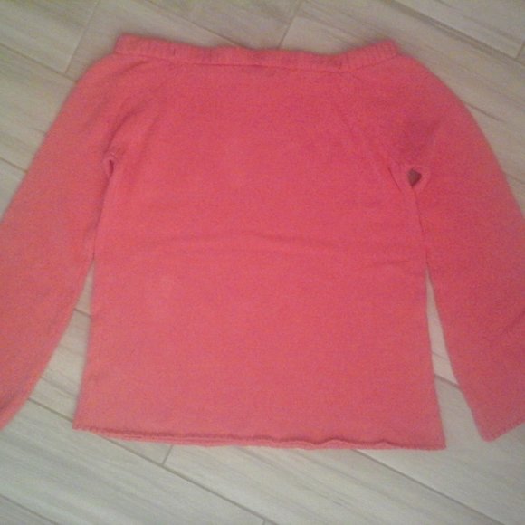 Daisy Fuentes Coral Long Sleeve Off Shoulder Sweater Size M. - Picture 3 of 3